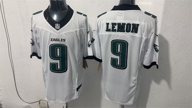 Men's White Philadelphia Eagles #9 Makai Lemon 2026 F.U.S.E. Draft Vapor Untouchable Limited Stitched Football Jersey